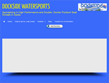 Tablet Screenshot of boatrentalsindestin.com